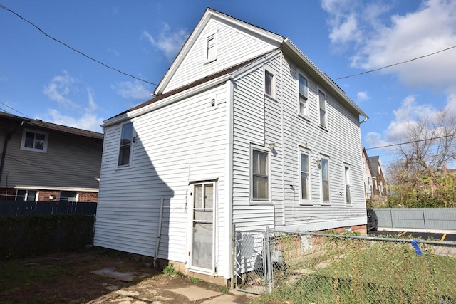 view of back of property