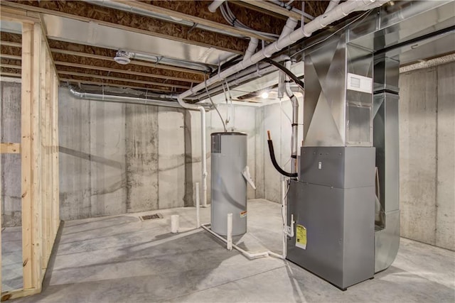 1319 Carli Ct Lot 80, Chippewa Falls, WI 54729 - unfinished below grade area featuring water heater and heating unit