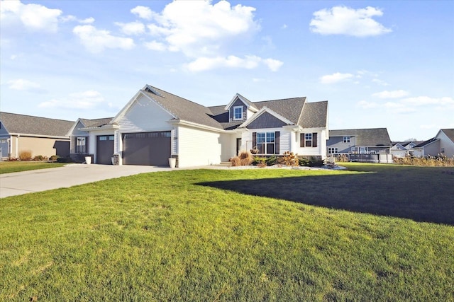 7759 Sunstone Ct, De Pere, WI 54115 - traditional-style house featuring a garage, a front yard, and driveway