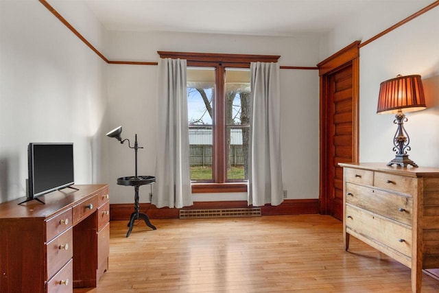 2730 Chestnut Dr, Plover, WI 54467 - living area featuring light wood finished floors and baseboards