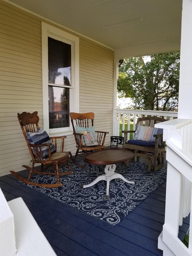 2730 Chestnut Dr, Plover, WI 54467 - deck featuring a porch