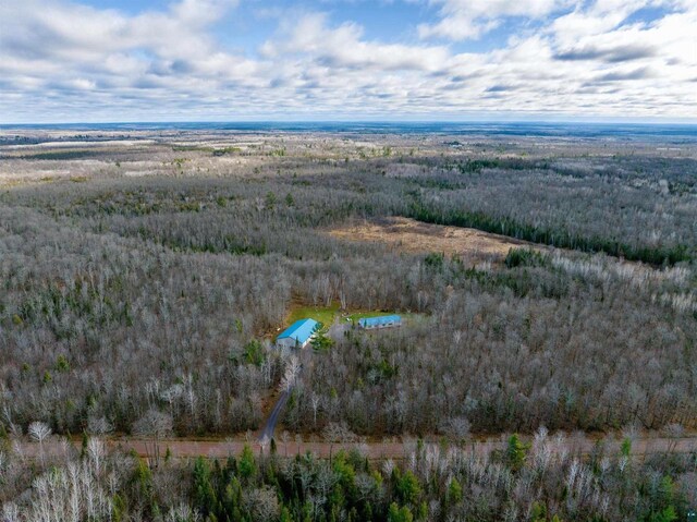11242 S Pierce Rd, Solon Springs, WI 54873 - aerial overview of property's location with a forest