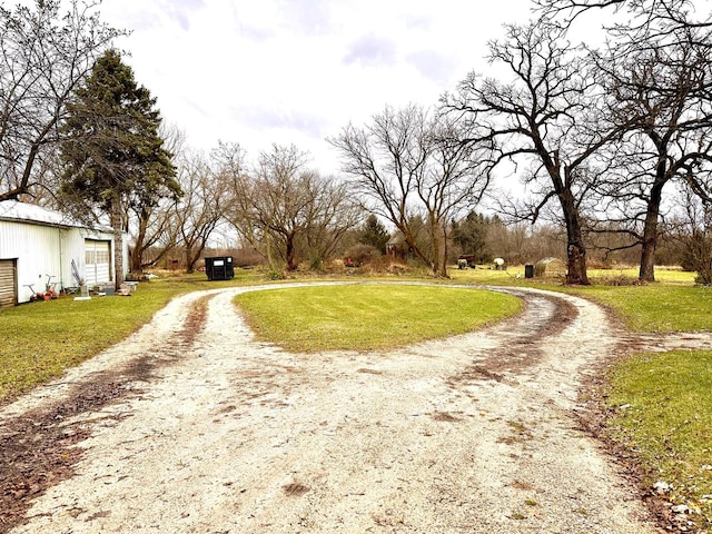 view of road