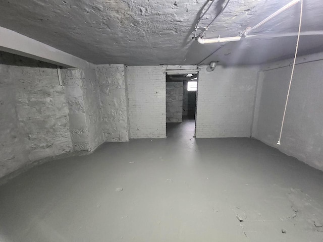 view of basement