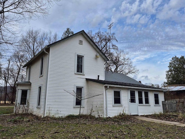 view of rear view of house