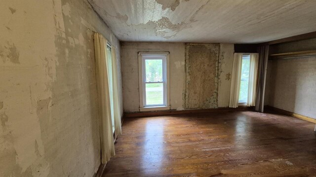 33135 Fulton St, Lone Rock, WI 53556 - unfurnished room with wood finished floors