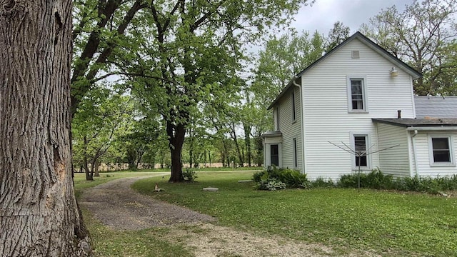 33135 Fulton St, Lone Rock, WI 53556 - view of property exterior with a yard