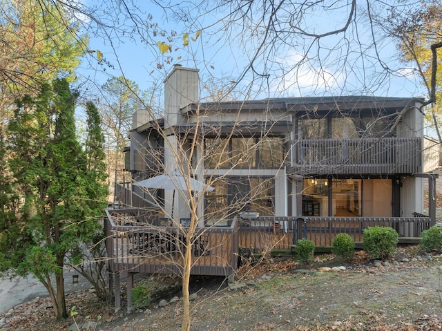 view of rear view of house