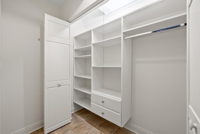 view of closet