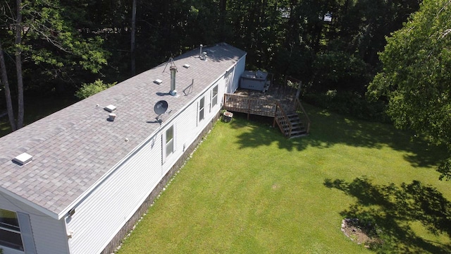 17401 Wildflower Ln, Townsend, WI 54175 - view from above of property