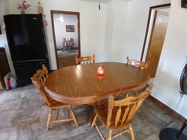 view of dining room