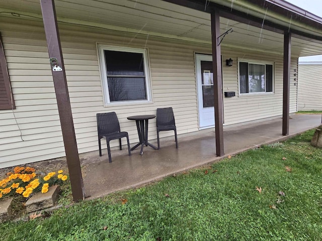 view of patio / terrace featuring a porch