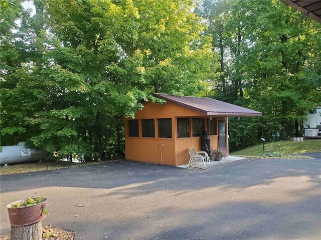 view of horse barn