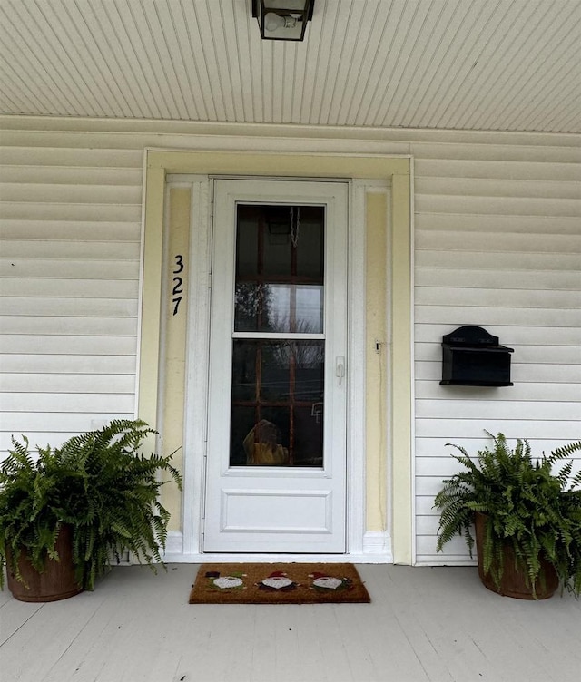 view of entrance to property