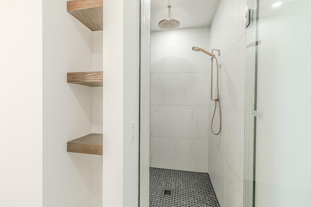 bathroom with an enclosed shower