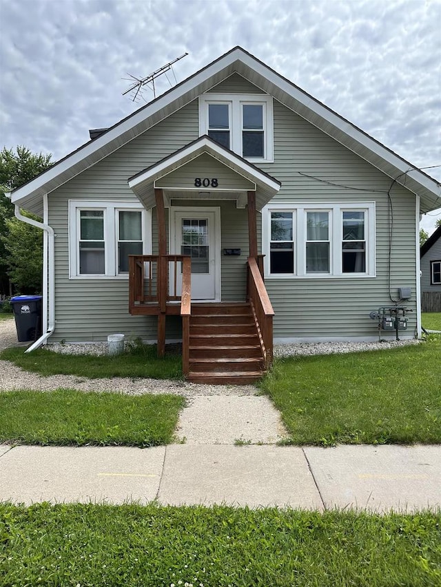 view of bungalow-style home