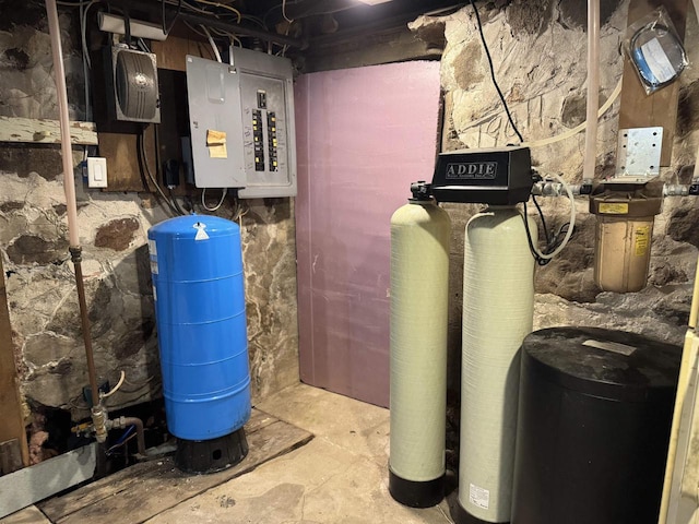 utility room featuring electric panel