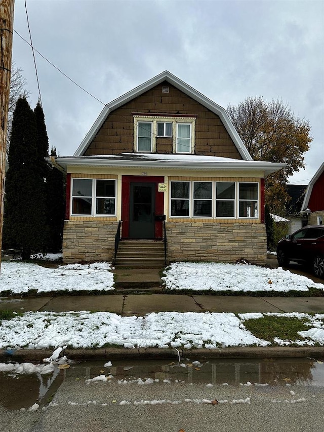 view of front of home