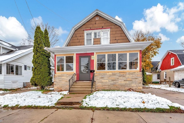 view of front of home