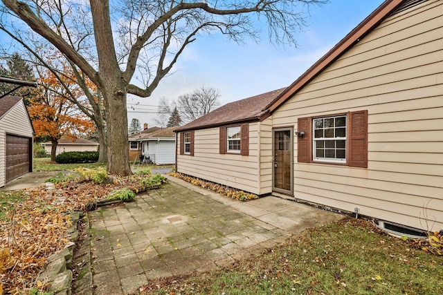 exterior space with a patio