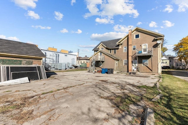 view of rear view of property