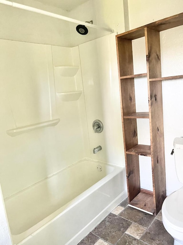 bathroom featuring bathing tub / shower combination