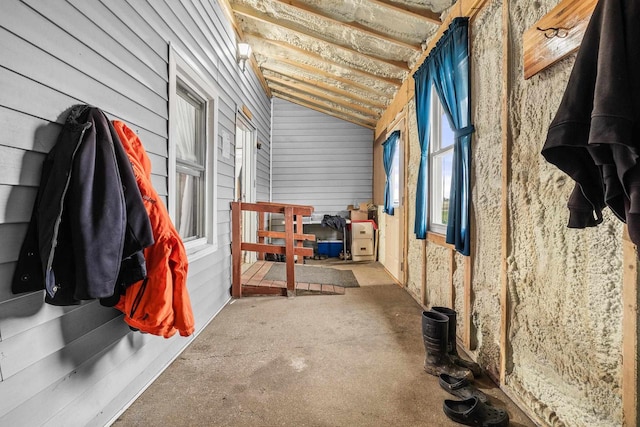 view of storage room