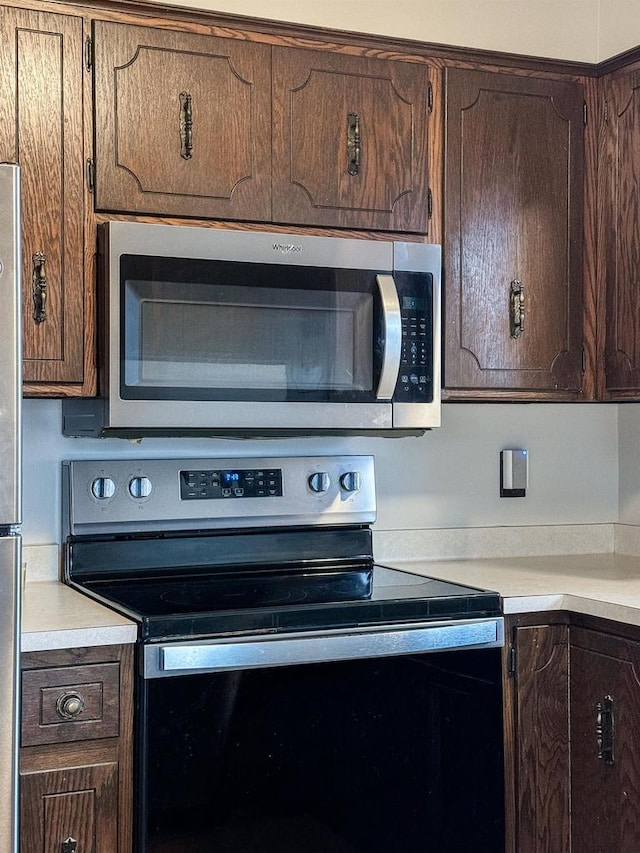 kitchen with stainless steel appliances