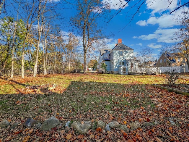 view of yard