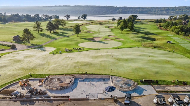 649 Eagleton Dr Unit 55-14, Lake Geneva, WI 53147 - bird's eye view of a nearby body of water and a local golf course