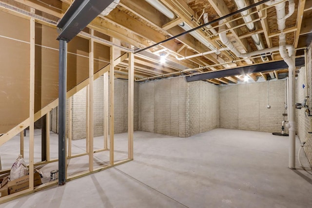 5240 Briarwood Cir, Racine, WI 53402 - view of unfinished basement