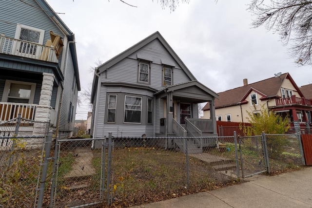 view of front of house with a porch