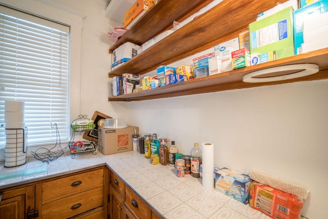 view of pantry