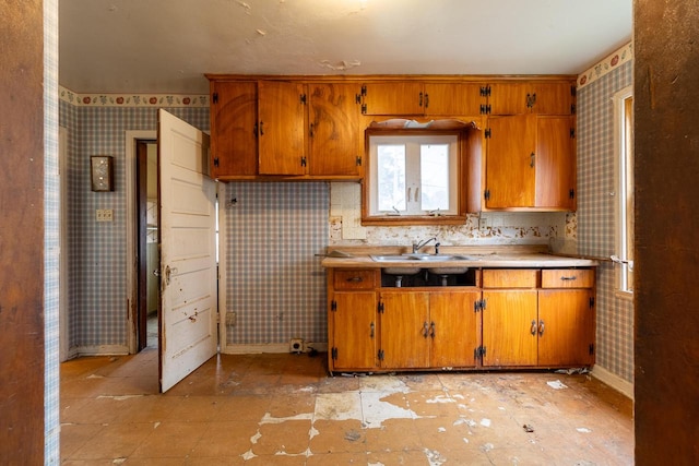 kitchen featuring sink