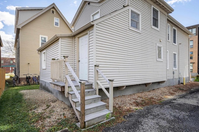 view of rear view of house