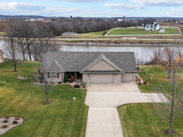 4207 Lost Dauphin Rd, De Pere, WI 54115 - view of subject property with a nearby body of water