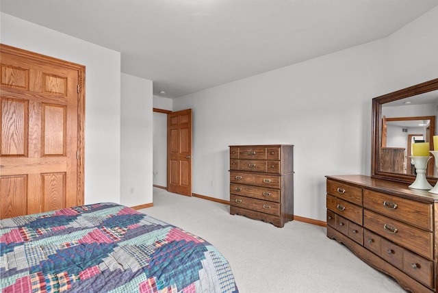 4207 Lost Dauphin Rd, De Pere, WI 54115 - bedroom with light carpet and baseboards