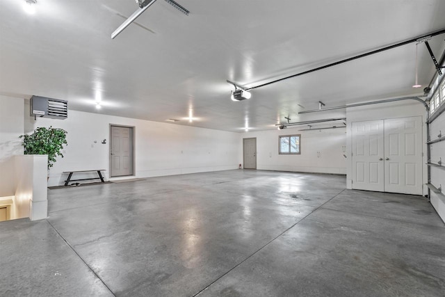 4207 Lost Dauphin Rd, De Pere, WI 54115 - garage with a garage door opener and a heating unit