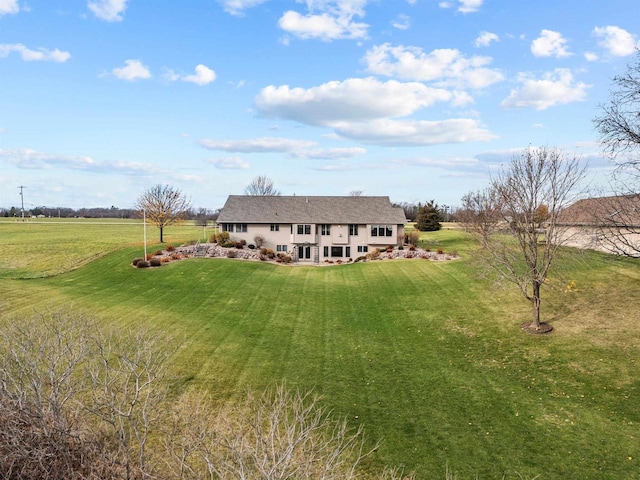 4207 Lost Dauphin Rd, De Pere, WI 54115 - view of front facade with a front lawn