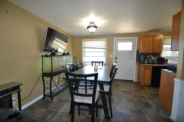 view of dining room