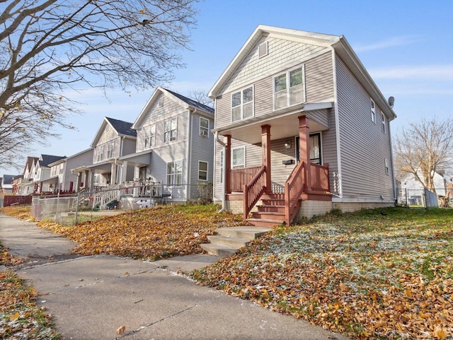 view of front of property