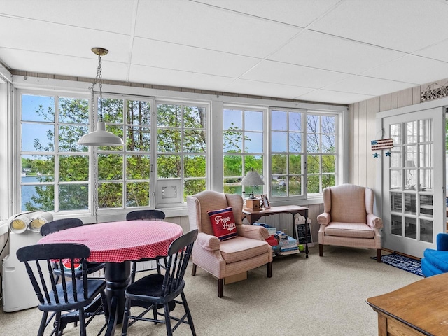 W6540 County Road C, Plymouth, WI 53073 - sunroom featuring french doors