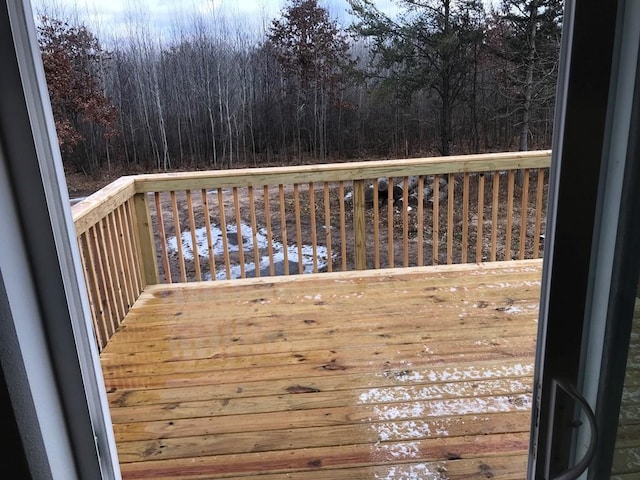 view of deck