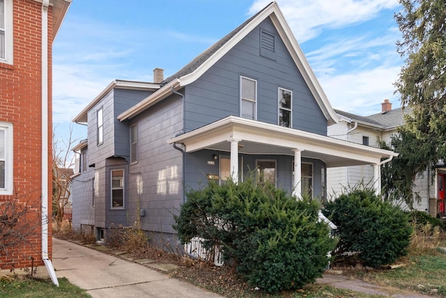 view of front of home