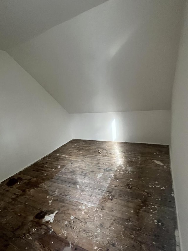 bonus room featuring lofted ceiling