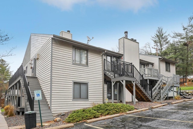 view of rear view of property