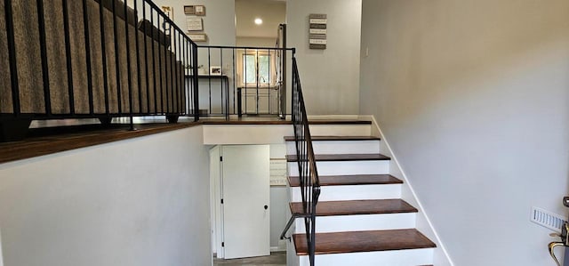 view of stairs