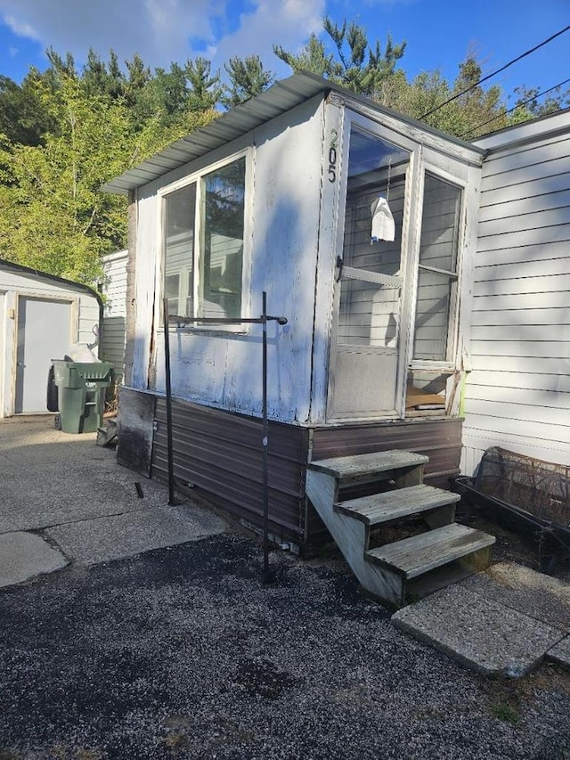 view of entrance to property