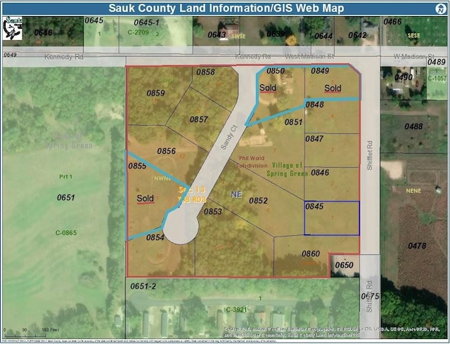 9ACRES Sandy Ct, Spring Green WI, 53588 land for sale