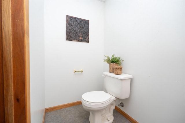 bathroom featuring toilet